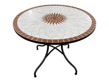 TAVOLO MOSAICO ROCK Ø100XH75CM