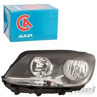 Alkar H15 H7 Scheinwerfer Schwarz Links Passend FüR VW Caddy Touran | 2751154