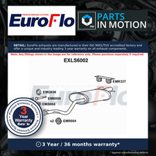 Exhaust Back / Rear Box fits LEXUS IS200 Mk1 2.0 99 to 05 1G-FE EuroFlo Quality