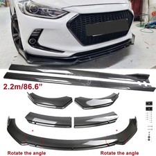 For Audi A4 S4 Rs4 B8 Front Bumper Lip Splitter Side Skirt Carbon Fiber Style For Audi A4 S4 Rs4 B8 Front Bumper Lip Splitter Side Skirt Carbon Fiber Style