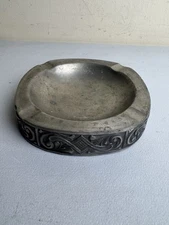 Vintage Norwegian Mid Century Modern Pewter Ashtray