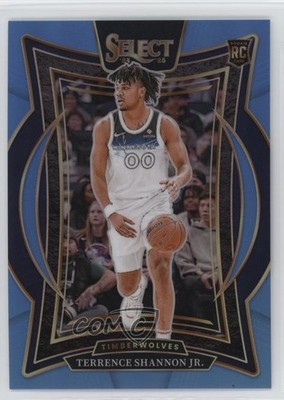 2024 Select Concourse Light Blue Prizm 10/299 Terrence Shannon Jr Rookie RC 3s8
