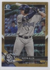 2018 Bowman Chrome Prospects Gold Shimmer Refractor /50 Austin Allen #BCP203 2f9