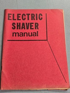 Vintage Flex-O-Matic Electric Shaver Manual Book