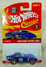 Hot Wheels Classics Series 4 Shelby Cobra Daytona Coupe Blue 1/64