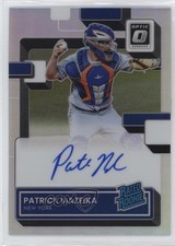 2022 Donruss Optic Rated Rookie Signatures Holo Prizm Patrick Mazeika Auto g2d