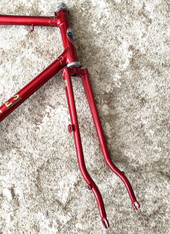 Bates BAR Cantiflex Diadrant 1950's Bicycle Frame