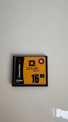 Lexar CompactFlash 16MB 8x Speicherkarte CF Card Retro | Sehr gut