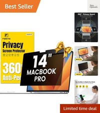 360  Privacy Screen Protector Compatible with MacBook Pro 14 inch 2025-2021, ...