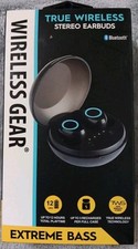 Wireless Gear True Wireless Stereo Earbuds Charging Case Bluetooth Extreme Base