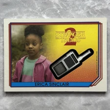 2019 Topps Stranger Things 2 Erica Sinclair Commemorative Medallion Card Walkie