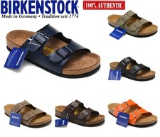 New Birkenstock Arizona Birko-Flor Casual Sandals Regular Eu Shoe Size 35-45 Hot