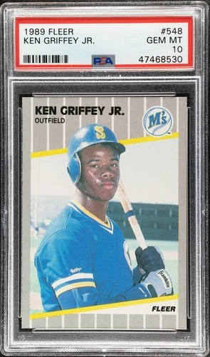 1989 Fleer Ken Griffey Jr. #548 PSA 10 Rookie RC
