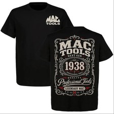 MAC Tools Mechanic Graphic T-Shirt Professional Garage Cotton Tee for Men