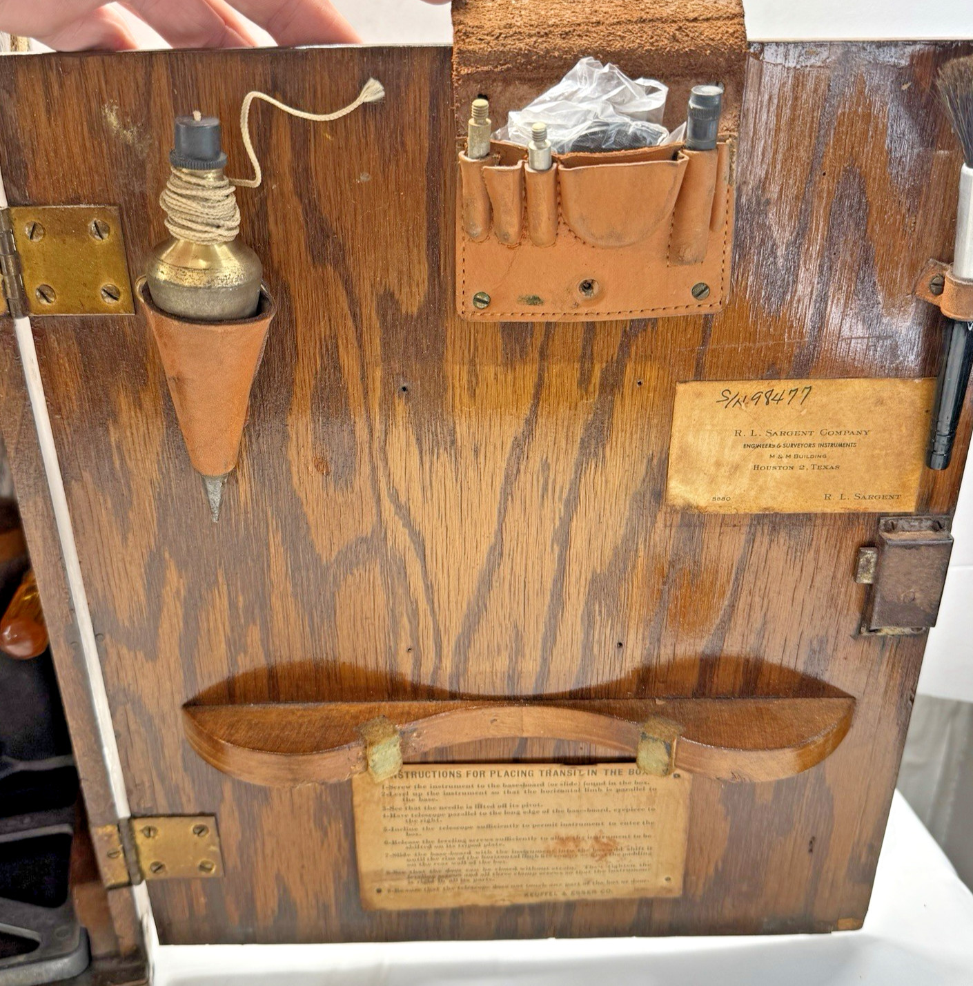 K&E Keuffel & Esser Paragon Engineers Transit Theodolite 5060 w Vertical Circle