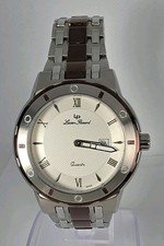 LUCIEN PICCARD MENS STAINLESS ST WATER RESIST...