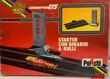 Slot Car Polistil Champion 175 A217 Starter With Binary And Rollers