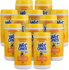 for Pets Antibacterial Dog Wipes, Multi-Purpose Grooming Wipes with Aloe Vera fo
