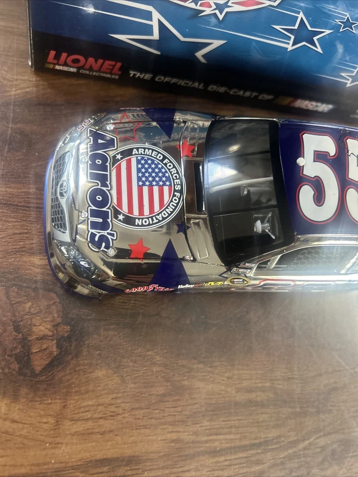 Mark Martin #55 Aarons Nascar Unites Color Chrome 41 of 72 - 2012 Camry Die-cast - Image 2 of 4