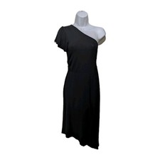 NWT Old Navy Fitted One Shoulder Asymmetrical Cutout Midi Dress Womens PS wt2