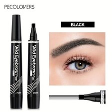 4 Tip Waterproof Eyebrow Pen Microblading Liquid Brow Pencil 5 Colors