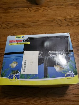 Tetra Whisper EX70 For 45-70 Gallon Aquariums Silent Multi-Stage Power Filter