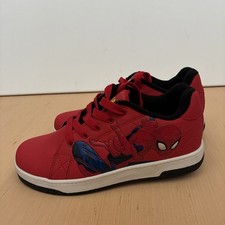 Heelys Youth Kids Size 6 Spider-Man Marvel Wheels Red Skate Sneakers Shoe