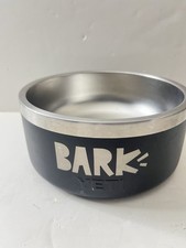  Yeti Boomer 4 Cups Boomer Dog Bowl Non Slip Bottom Black "BARK" 32oz