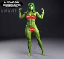 Lady Hulk NSFW 1/24 Resin 3D Print Model Kit Unpainted GK mini statue Figure