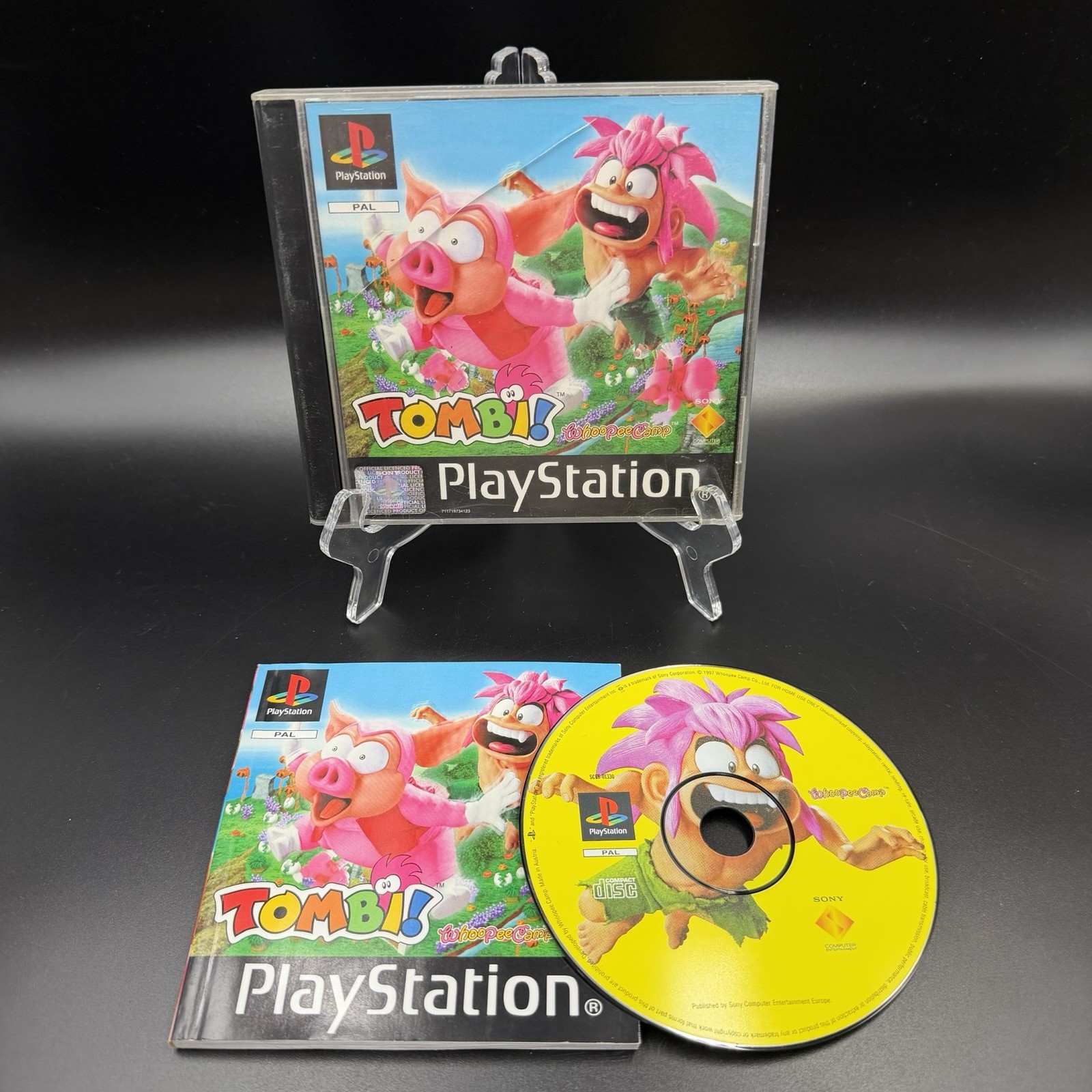 Tombi! (PAL, 1997) Sony Playstation 1 Game Boxed with Manual Included VERY RARE