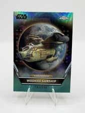 2024 Topps Star Wars Hyperspace Wookie Gunship Aqua  Sonar/199 Refractor #33