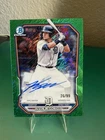 2026 Bowman Chrome Kevin McGonigle Green Shimmer Auto #/99 CLEAN!📈Tigers🔥