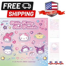 2026 Hello Kitty  Friends Mini Wall Calendar