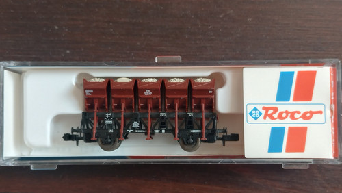 N ROCO 25186 Muldenkippwagen 2-achsig braun Güterwagen DB DC OVP O31 | Condition: Gebraucht