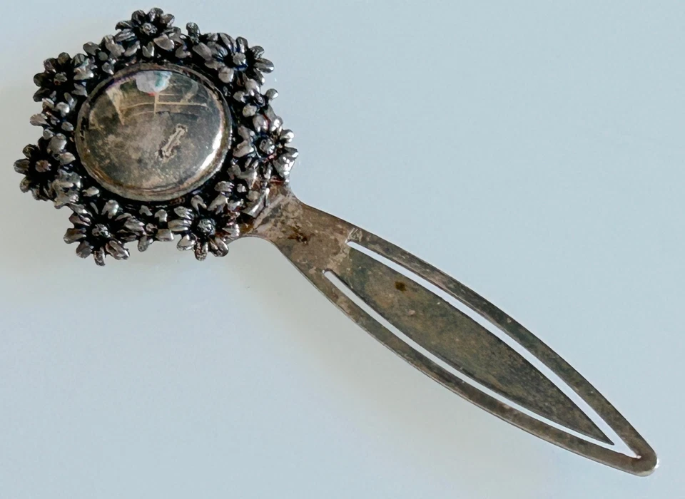 Segnalibro argento 925 vintage - Immagine 2 di 4