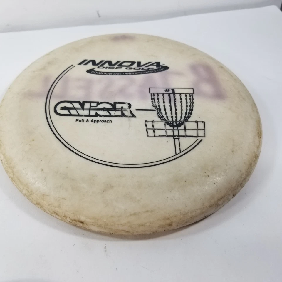 Patent Numbered Golf Frisbee Aviar Putt & Approach Putter Innova Disc White - Image 4 of 4