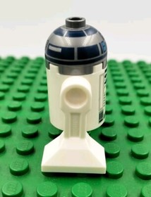 LEGO Star Wars R2-D2 Astromech Droid Minifigure sw1085 Flat Silver Head Pink Dot