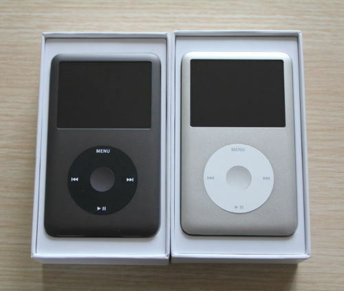 Newest, Apple iPod Classic 7th Gen 160GB Black/Silver MP3