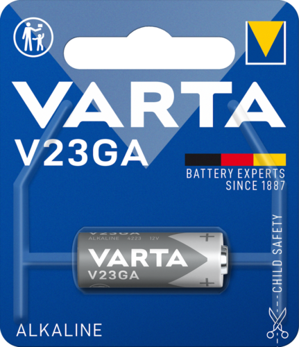 5x Varta V23GA 12V Alkaliczny 1 szt. blister 8LR932 Bateria fotograficzna A23 4223 - Zdjęcie 1 z 3