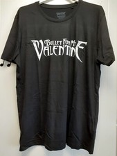 Image of Bullet For My Valentine Logo T Shirt Size Large New Official Rock Metal Punk
