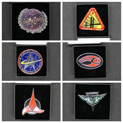 Star Trek The Next Generation Pins Konvolut / Special Pin Collection / 6 Stk