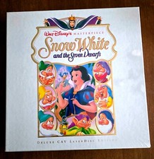 Snow White and the Seven Dwarfs Deluxe CAV Laser Disc Edition Box Factory Sealed