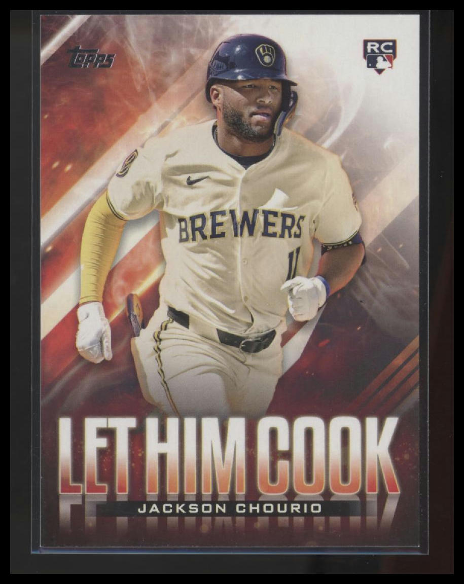 2024 Topps Update #LHC-19 Jackson Chourio Milwaukee Brewers Let Him Cook