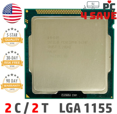 Intel Pentium Dual-Core G620T SR05T 2.20GHz 3MB LGA 1155 Desktop CPU Coin Mining