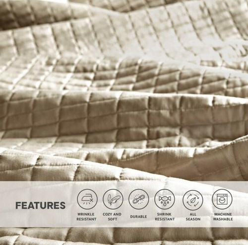 Quilt Set-Luxury Double Sided Stitching... Queen - Picture 3 of 3