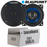Lautsprecher Boxen Blaupunkt 2-Wege Auto KFZ PKW Einbauset FüR Fiat Doblo Front