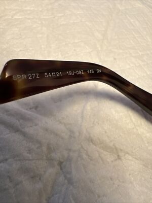 NEW PRADA SPR 27Z-F 19J-09Z BROWN AUTHENTIC SUNGLASSES 55-19 NEW PRADA SPR 27Z-F 19J-09Z BROWN AUTHENTIC SUNGLASSES 55-19