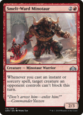 SMELT-WARD MINOTAUR x4 ~mtg NM/M Guilds of Ravnica 4 Unc | eBay