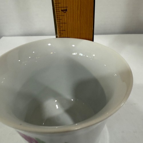 Vintage Terra Pink Fuchsia Rose Footed Tea Cup & Saucer Set~Another Day in Time! - Picture 7 of 9