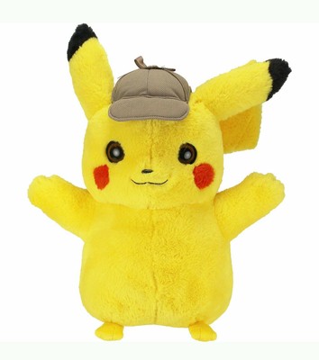 detective pikachu plush 16 inch